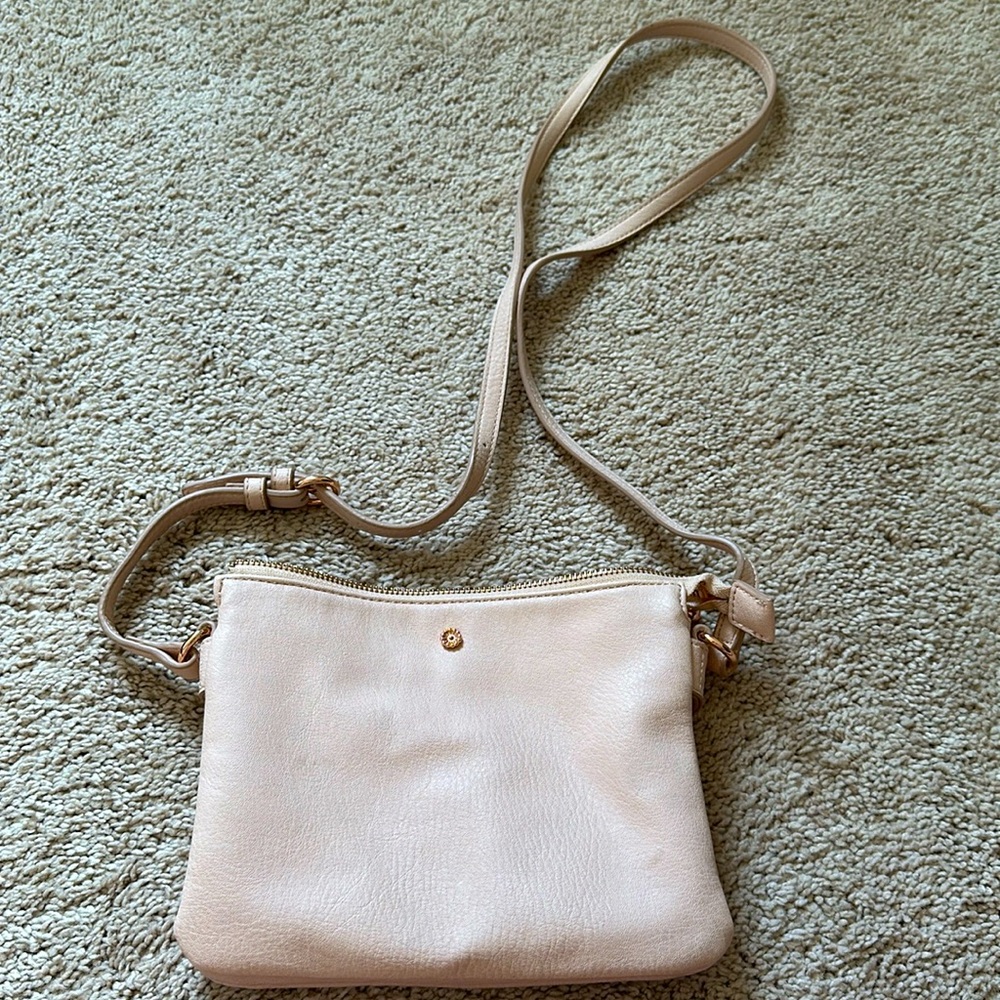 LC Lauren Conrad Crossbody bag, in baby pink